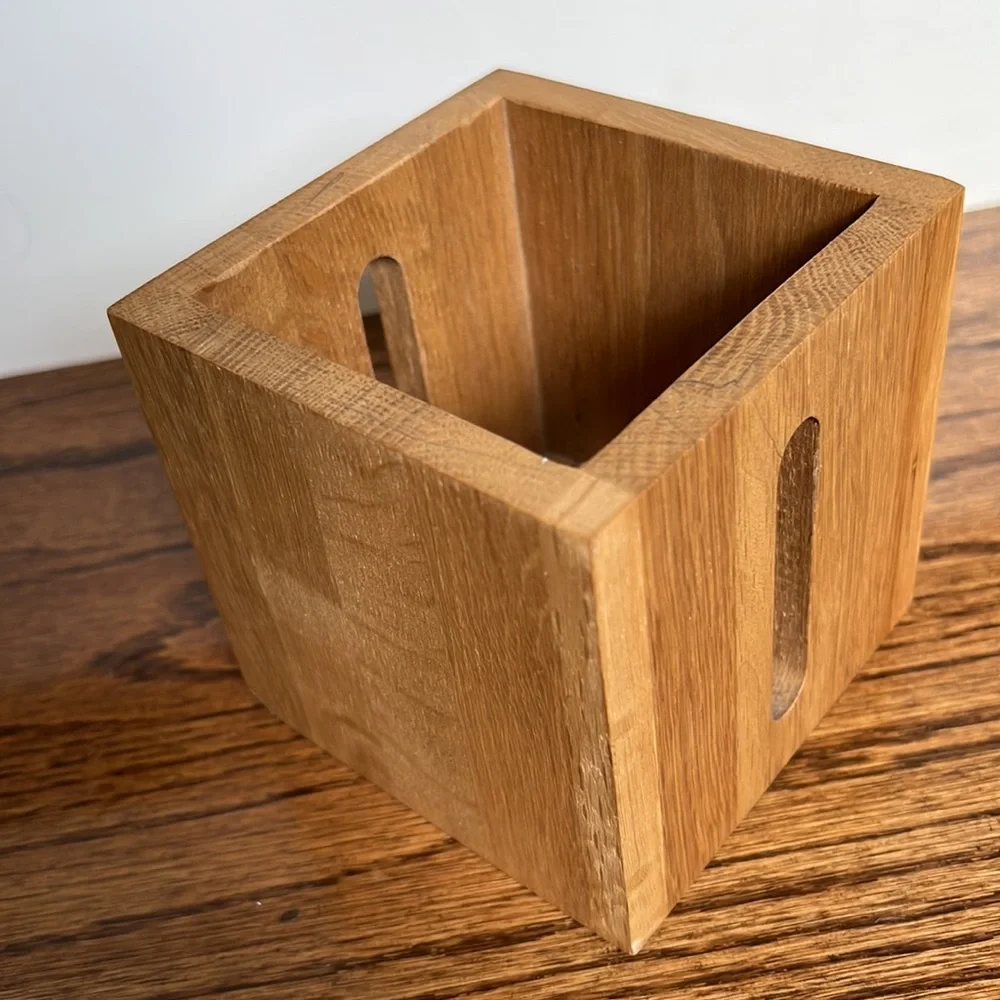 IKEA solid wood pencil pen holder